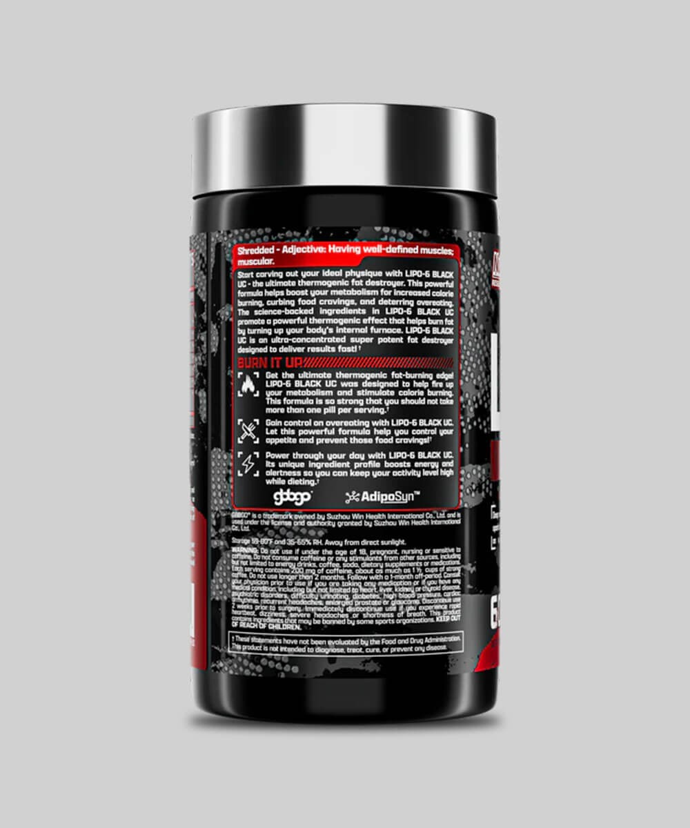 LIPO-6 BLACK - Brûleur de graisse | 60 capsules – Image 2