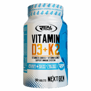 VITAMIN D3 + K2 - Real Pharm | 90 Tabs