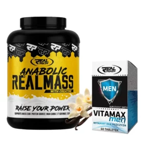Pack Anabolic Real Mass 3 KG & Vitamax Men 60 capsules | Real Pharm