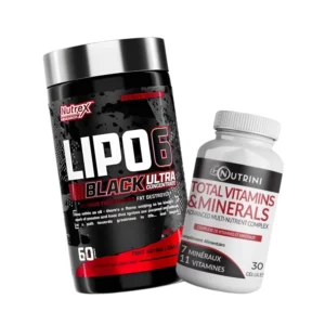 Pack : LIPO-6 BLACK 60 capsules & Total Vitamins & Minerals 30 capsules