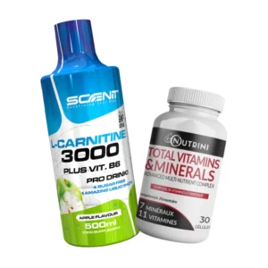 Pack : L-Carnitine 3000 500 ml & Total Vitamins & Minerals 30 capsules